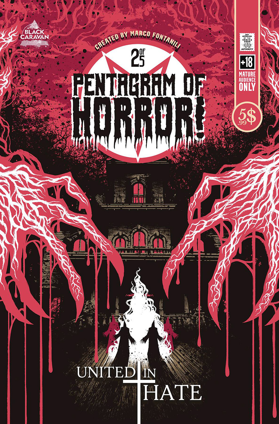 Pentagram Of Horror #2 Cover A Regular Marco Fontanili Cover