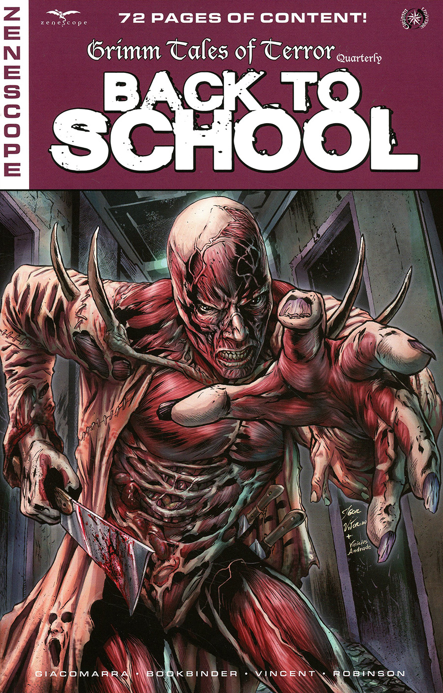 Grimm Fairy Tales Presents Grimm Tales Of Terror Quarterly #6 Back To School Cover B Igor Vitorino