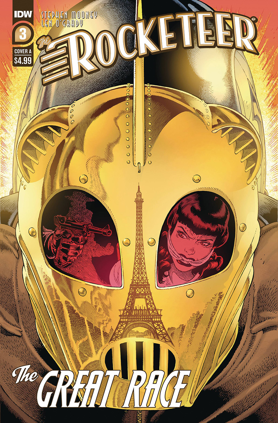 Rocketeer The Great Race #3 Cover A Regular Gabriel Rodriguez Cover