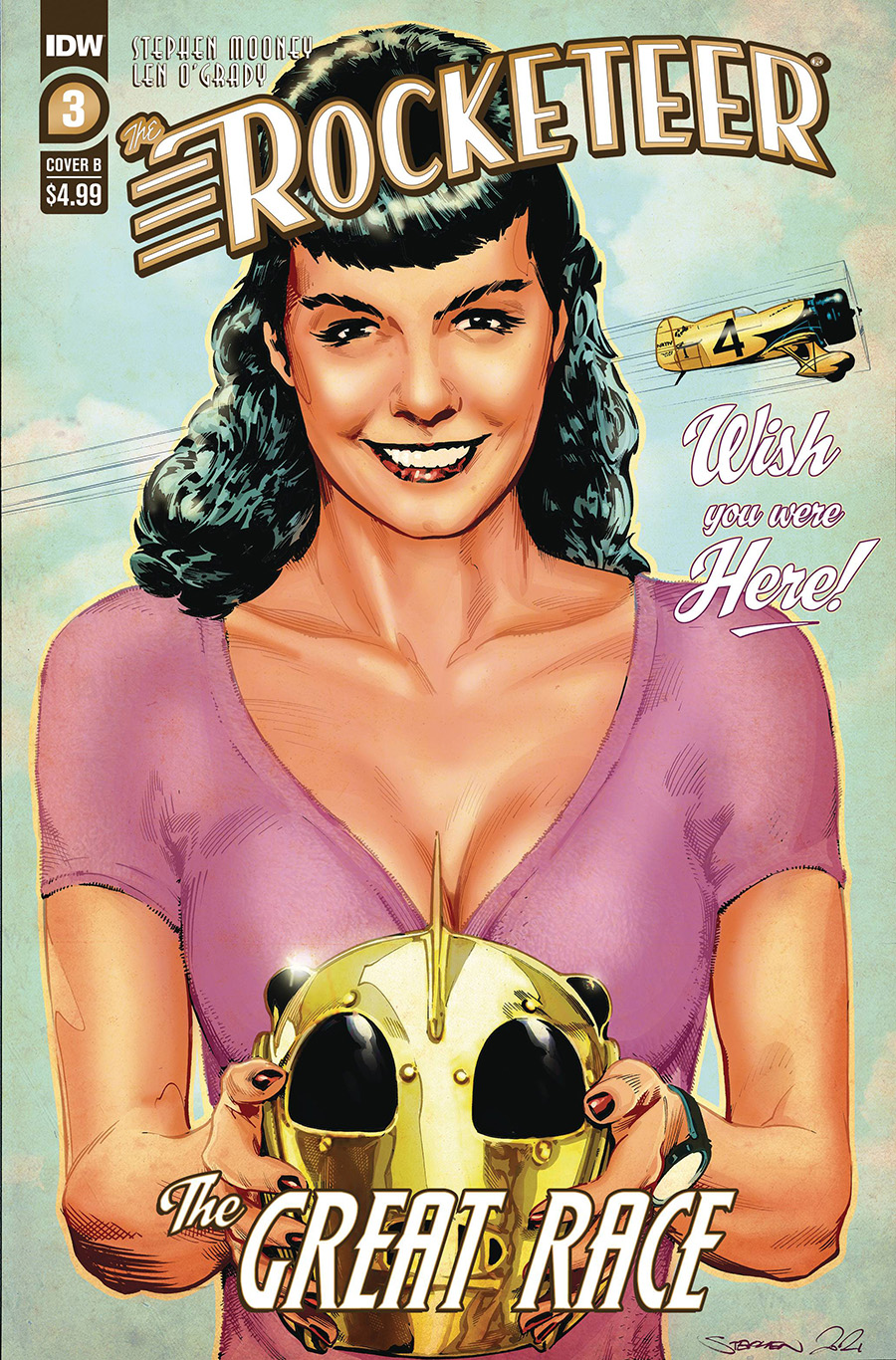 Rocketeer The Great Race #3 Cover B Variant Stephen Mooney Cover
