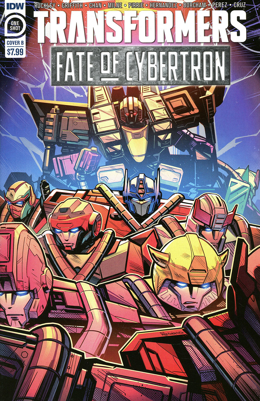 Transformers Fate Of Cybertron #1 (One Shot) Cover B Variant Angel Hernandez Cover