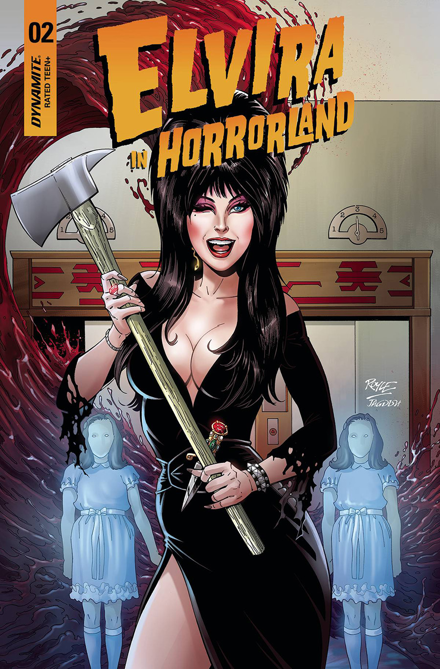 Elvira In Horrorland #2 Cover B Variant John Royle Cover