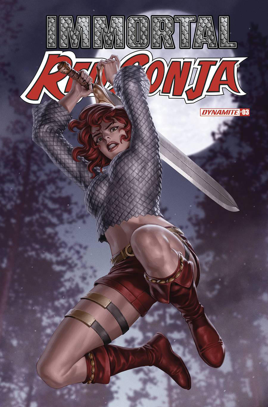 Immortal Red Sonja #3 Cover B Variant Junggeun Yoon Cover