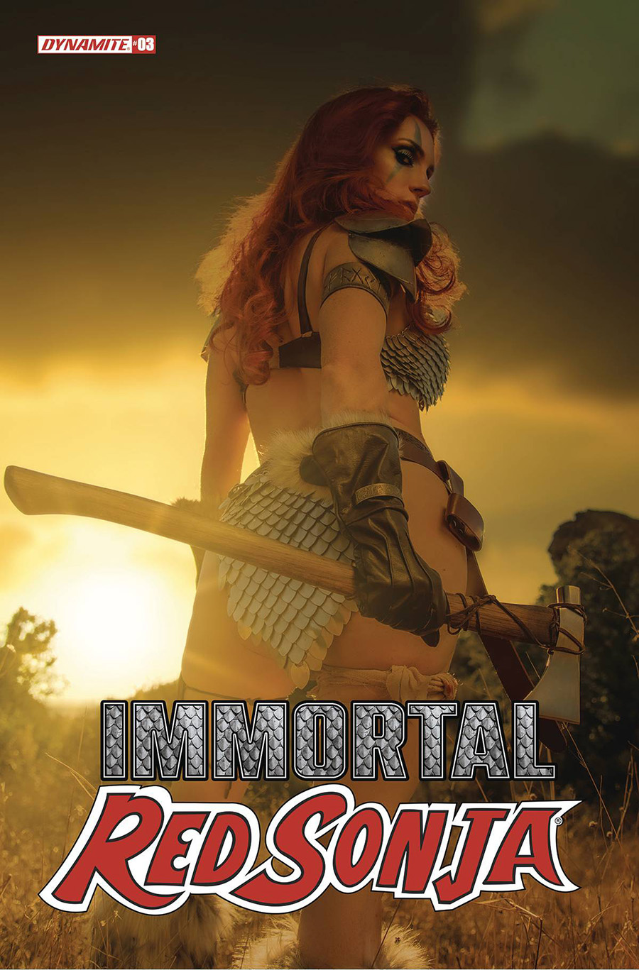 Immortal Red Sonja #3 Cover E Variant Cosplay Photo Cover