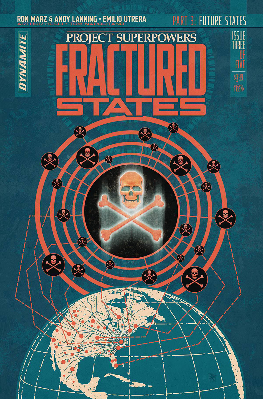 Project Superpowers Fractured States #3 Cover E Variant Rus Wooton Cover