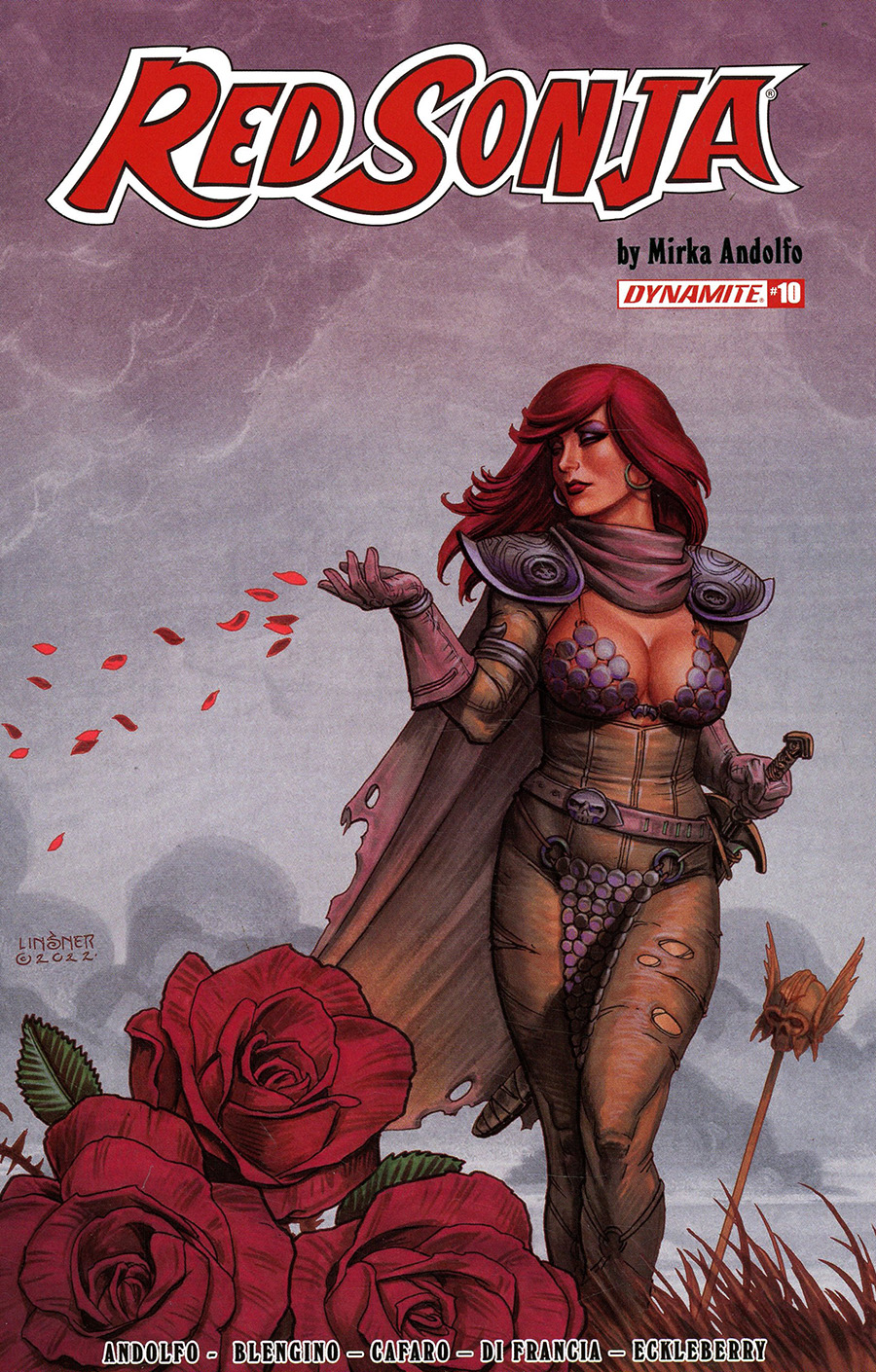 Red Sonja Vol 9 #10 Cover C Variant Joseph Michael Linsner Cover