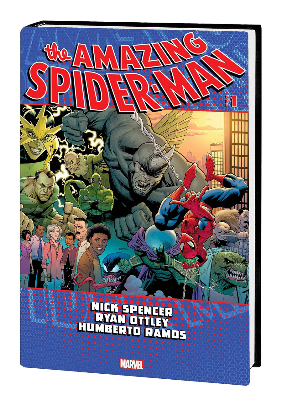 Amazing Spider-Man By Nick Spencer Omnibus Vol 1 HC Direct Market Ryan Ottley First Issue Variant Cover