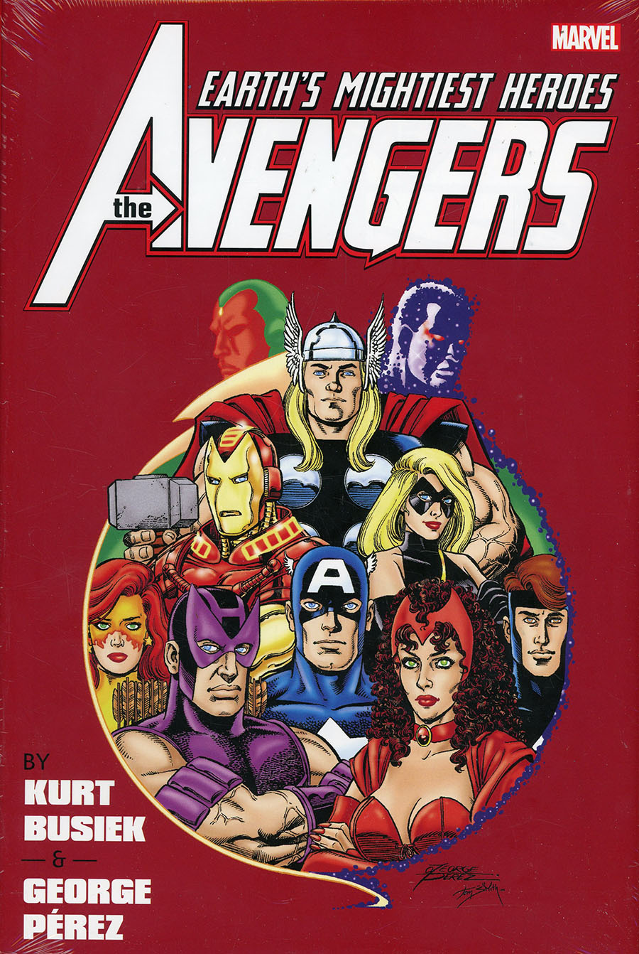 Avengers By Kurt Busiek & George Perez Omnibus Vol 1 HC Direct Market George Perez Anniversary Variant Cover New Printing