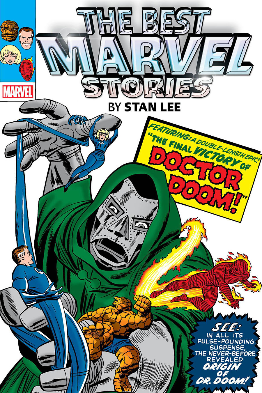Best Marvel Stories By Stan Lee Omnibus HC Direct Market Fantastic Four Variant Cover