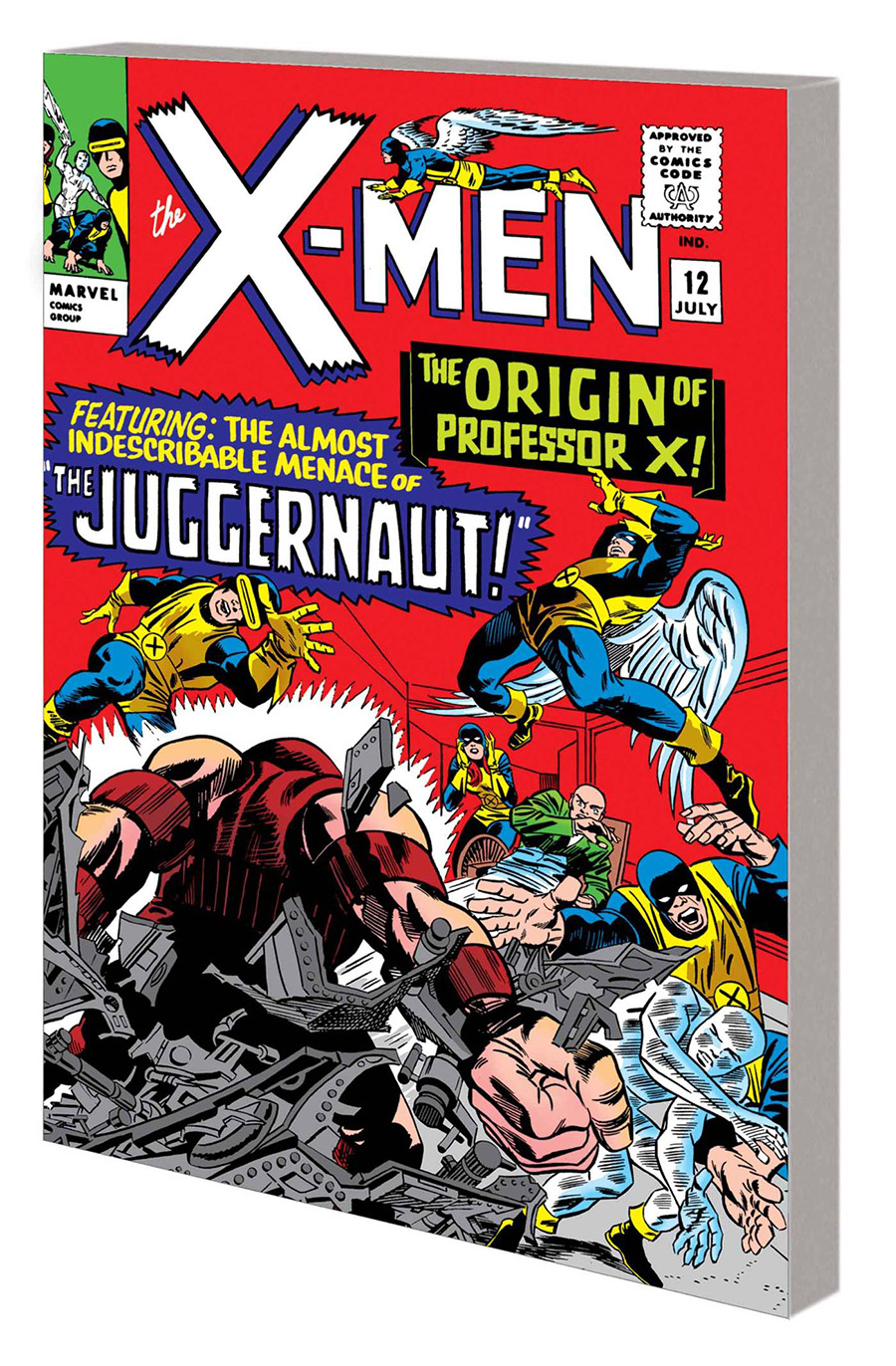 Mighty Marvel Masterworks X-Men Vol 2 Where Walks The Juggernaut GN Direct Market Jack Kirby Variant Cover