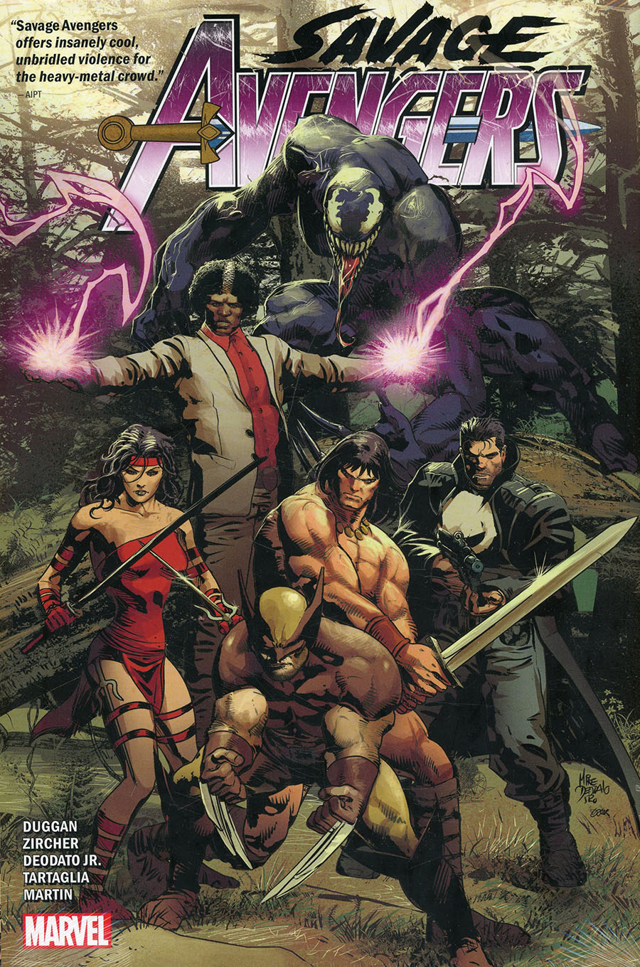 Savage Avengers By Gerry Duggan Omnibus HC Direct Market Mike Deodato Jr Variant Cover