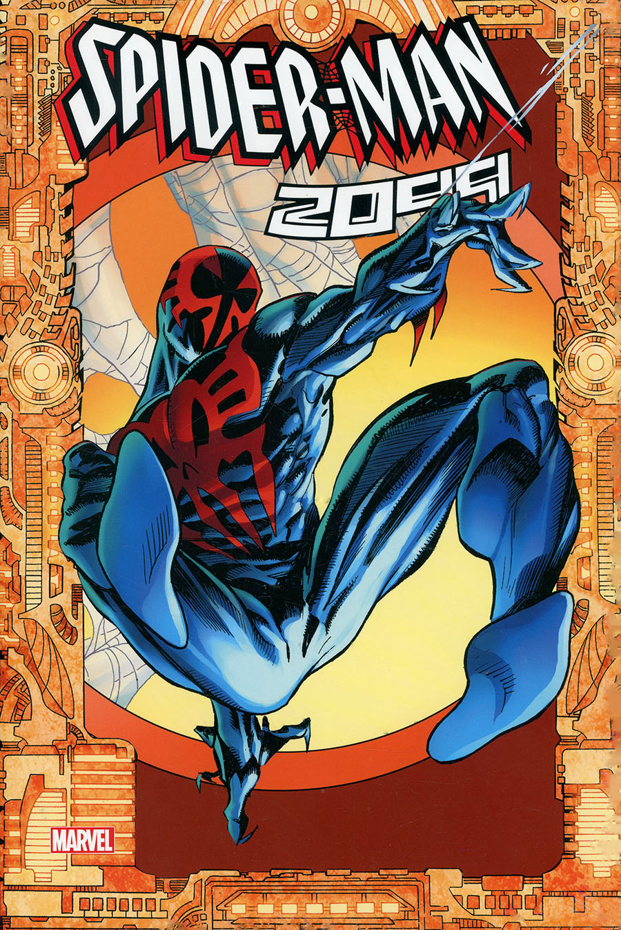 Spider-Man 2099 Omnibus Vol 1 HC Direct Market Rick Leonardi Web-Swinging Variant Cover