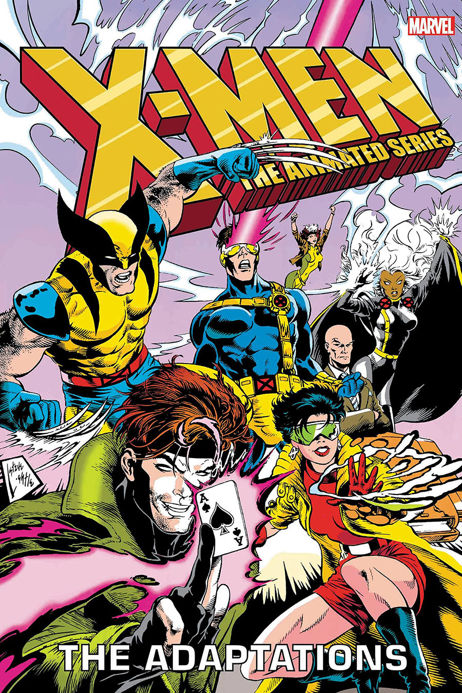 X-Men The Animated Series The Adaptations Omnibus HC Book Market Steve Lightle Cover