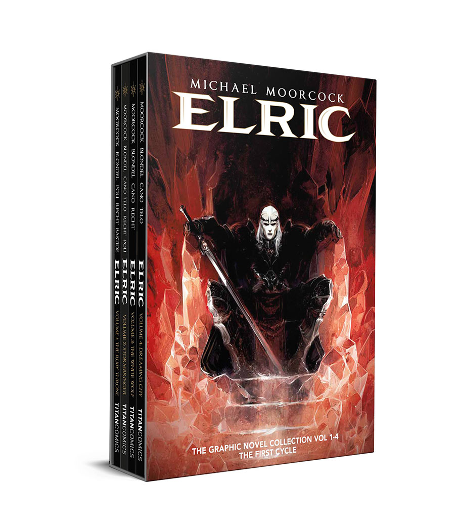 Michael Moorcocks Elric The Graphic Novel Collection 1-4 The First Cycle Boxed Set