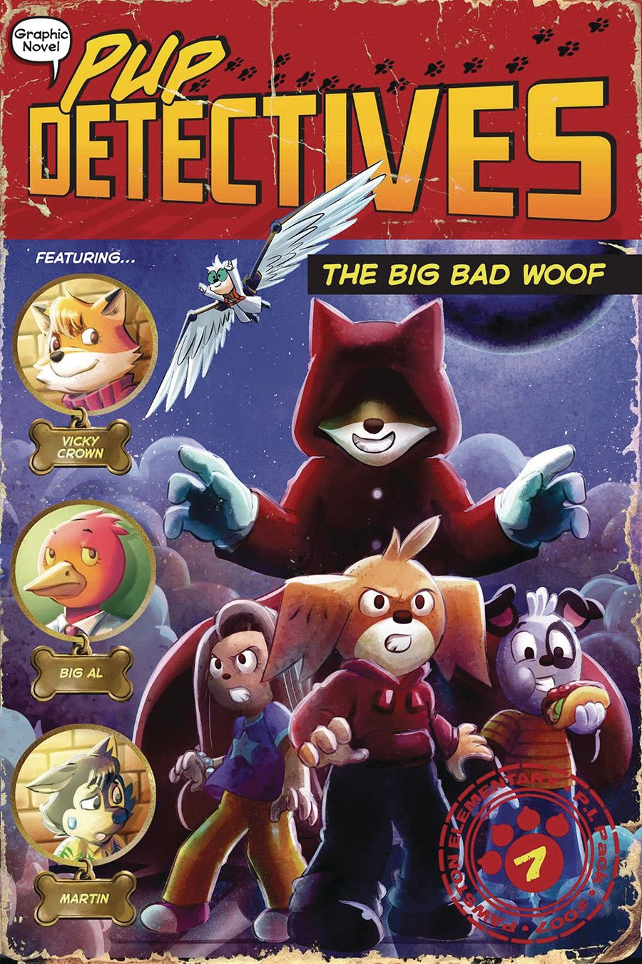 Pup Detectives Vol 7 Big Bad Woof HC
