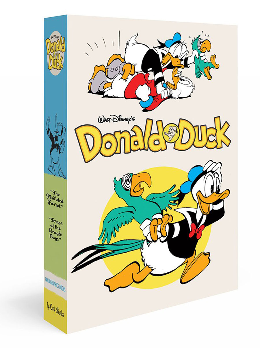 Walt Disneys Donald Duck Pixilated Parrot & Terror Of The Beagle Boys Gift Box Set New Printing