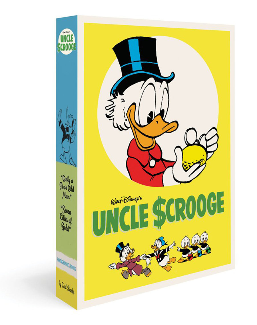 Walt Disneys Uncle Scrooge Only A Poor Old Man And The Seven Cities Of Gold HC Gift Box Set New Printing