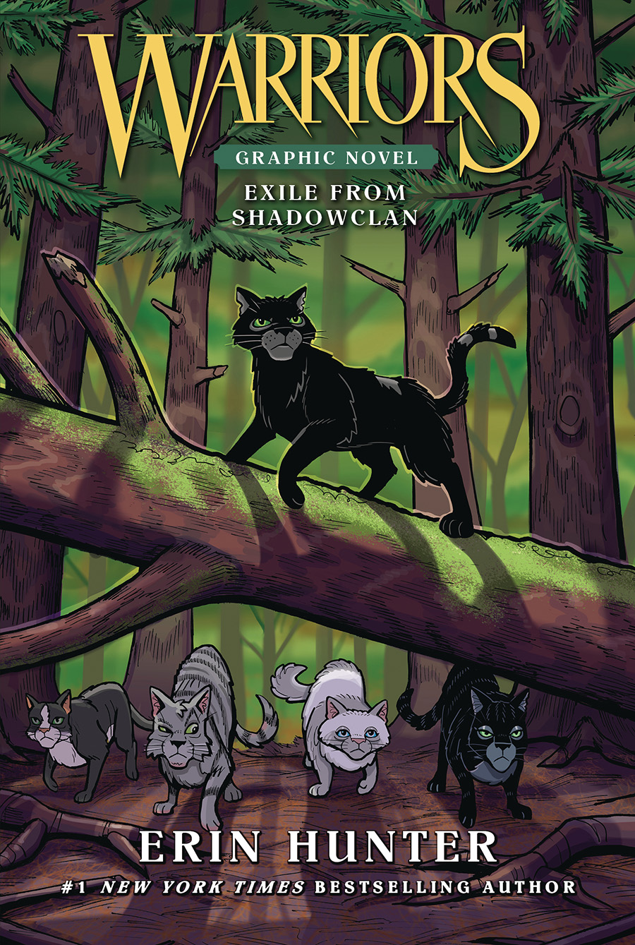 Warriors Graphic Novel Exile From Shadowclan TP
