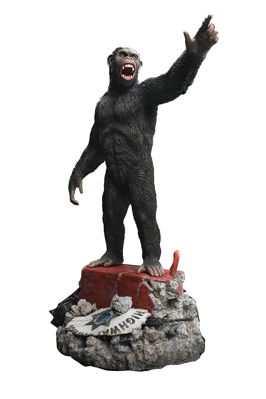 Rise Of The Planet Of The Apes Caesar 2.0 Mixed Media Statue Deluxe Version