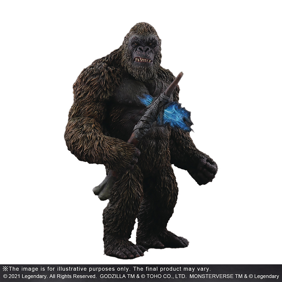 Godzilla vs Kong 2021 Toho Large Kaiju Series Kong PVC Statue