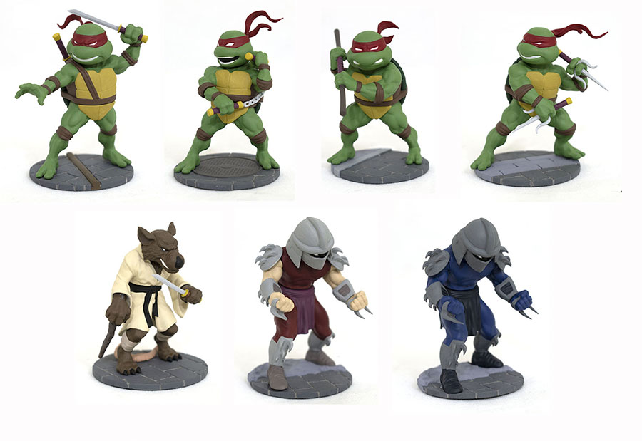 Teenage Mutant Ninja Turtles D-Formz PVC Figure Blind Mystery Box Display