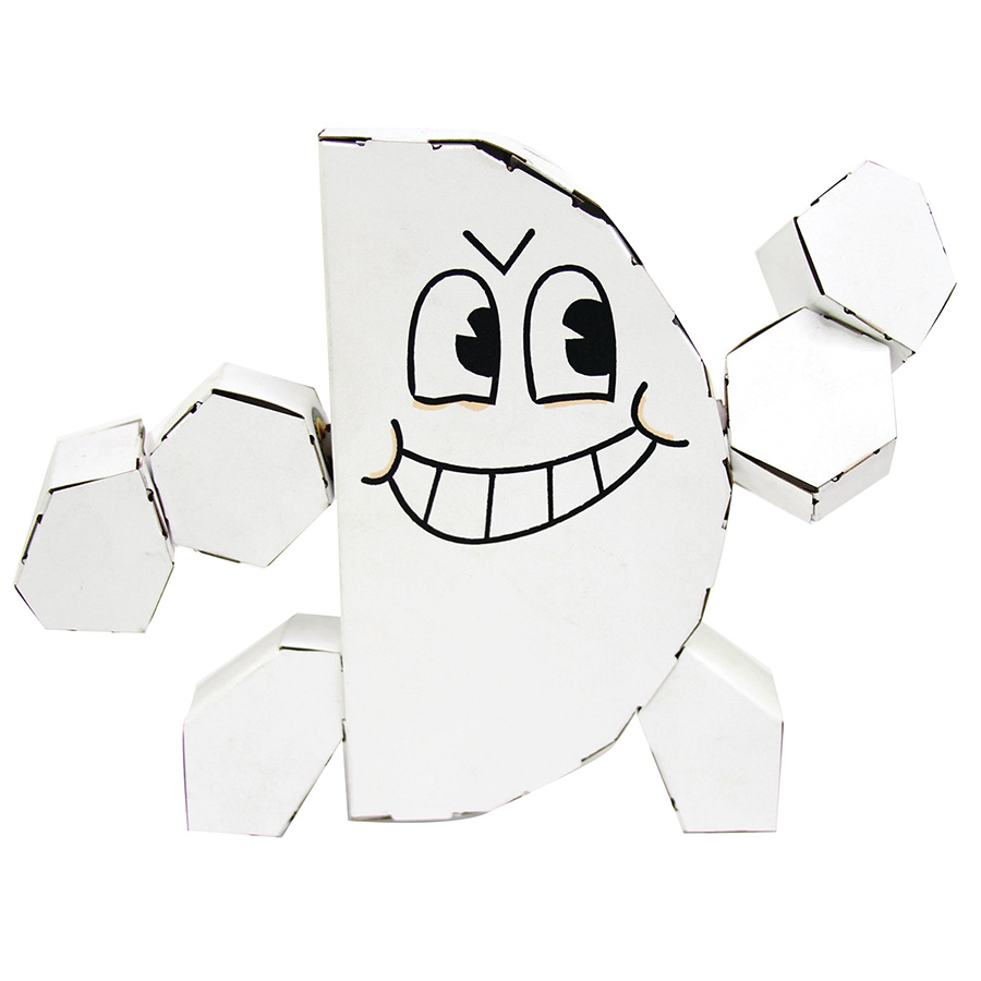 Dog Man Color Me Cuble Foldable Figure - Philly