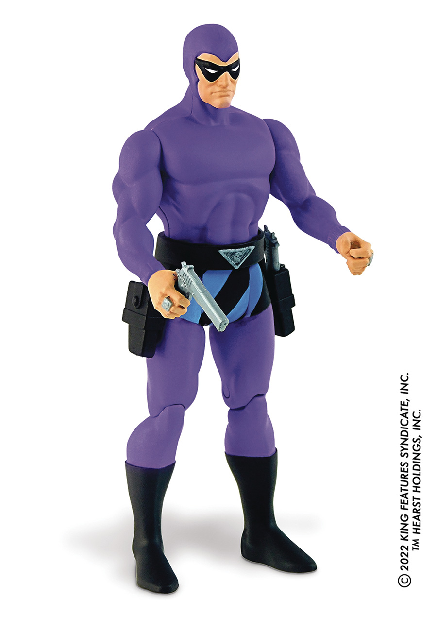 Power Stars Wave 1 King Features Phantom 5-Inch Action Figure