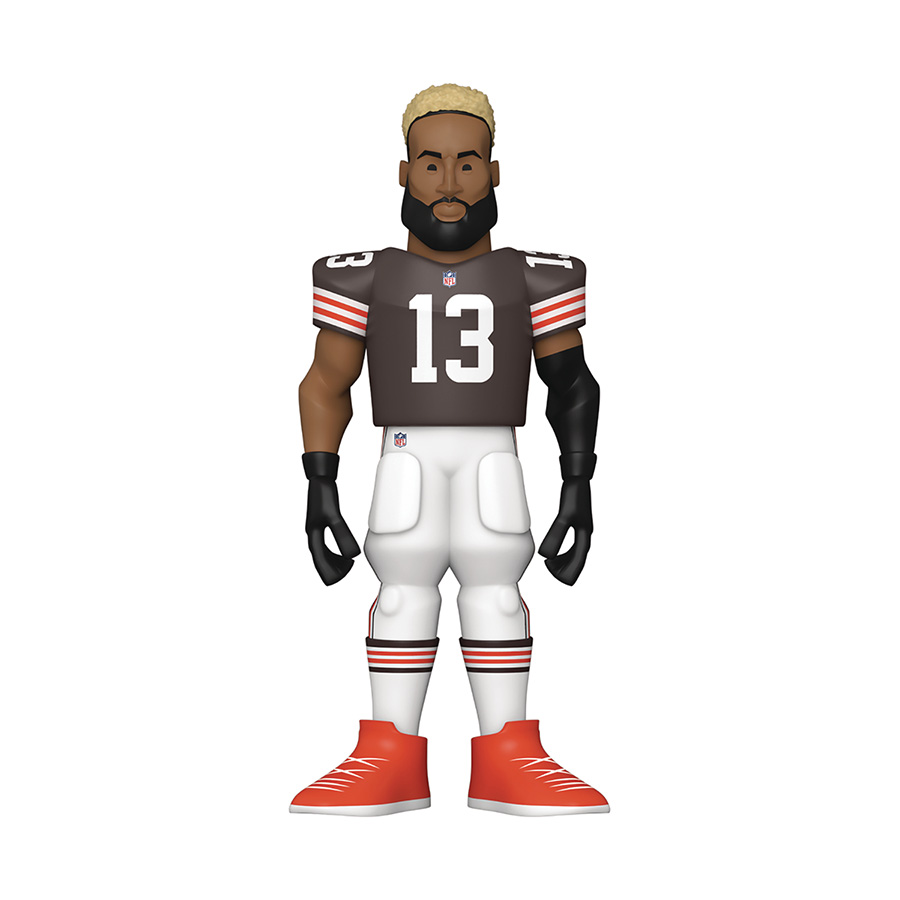 Vinyl Gold NFL Browns Odell Beckham Jr Home Uniform 5-Inch Vinyl Figure