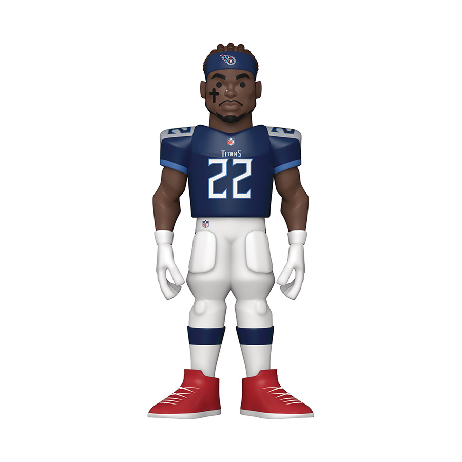 Vinyl Gold NFL Titans Derrick Henry Home Uniform 5-Inch Vinyl Figure