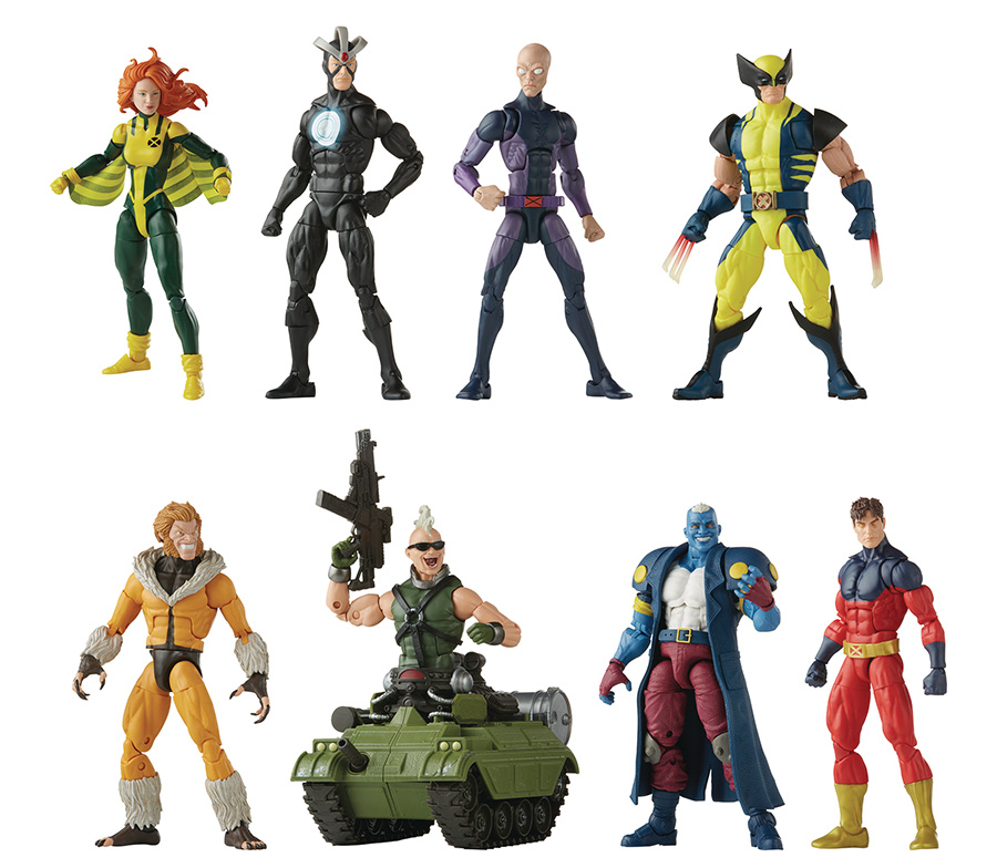 X-Men Legends Bonebreaker Build-A-Figure Series 6-Inch Action Figure Assortment Case 202201