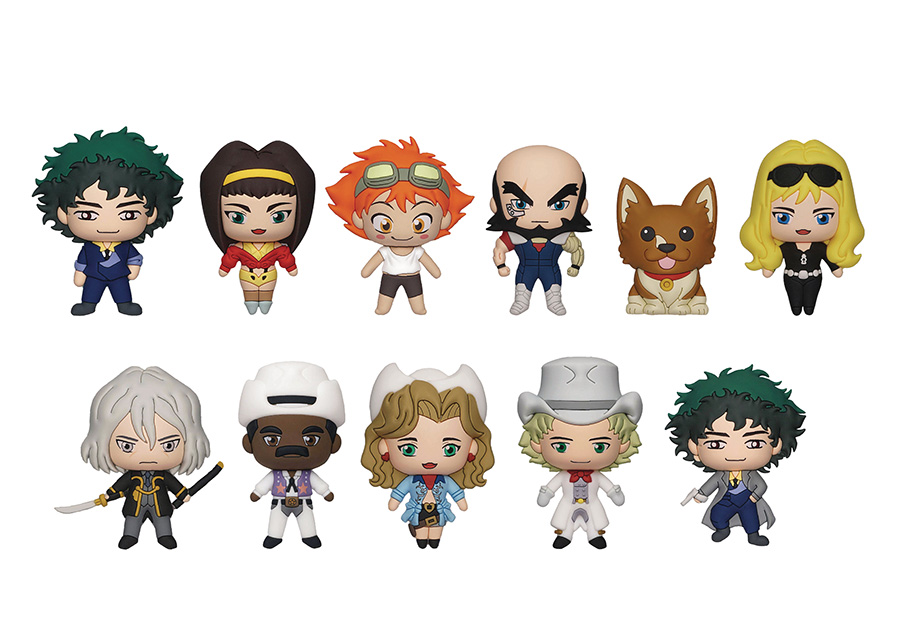 Cowboy Bebop 3D Foam Bag Clip Blind Mystery Box 24-Piece Display