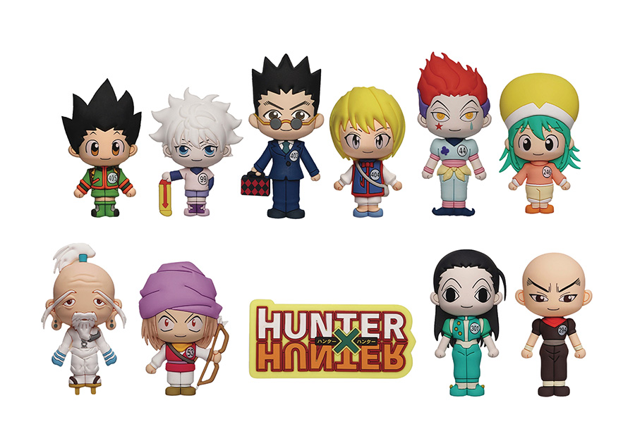 Hunter x Hunter 3D Foam Bag Clip Series 1 Blind Mystery Box 24-Piece Display