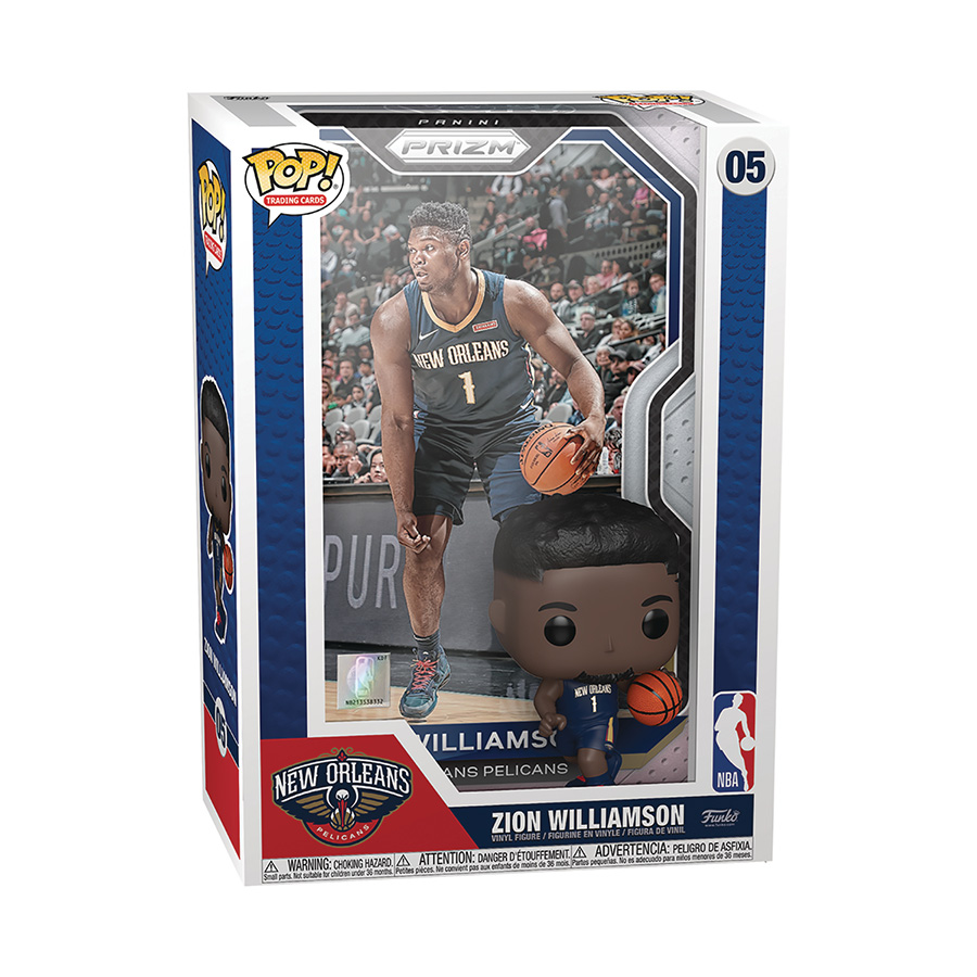 POP NBA Trading Cards Zion Williamson Vinyl Figure