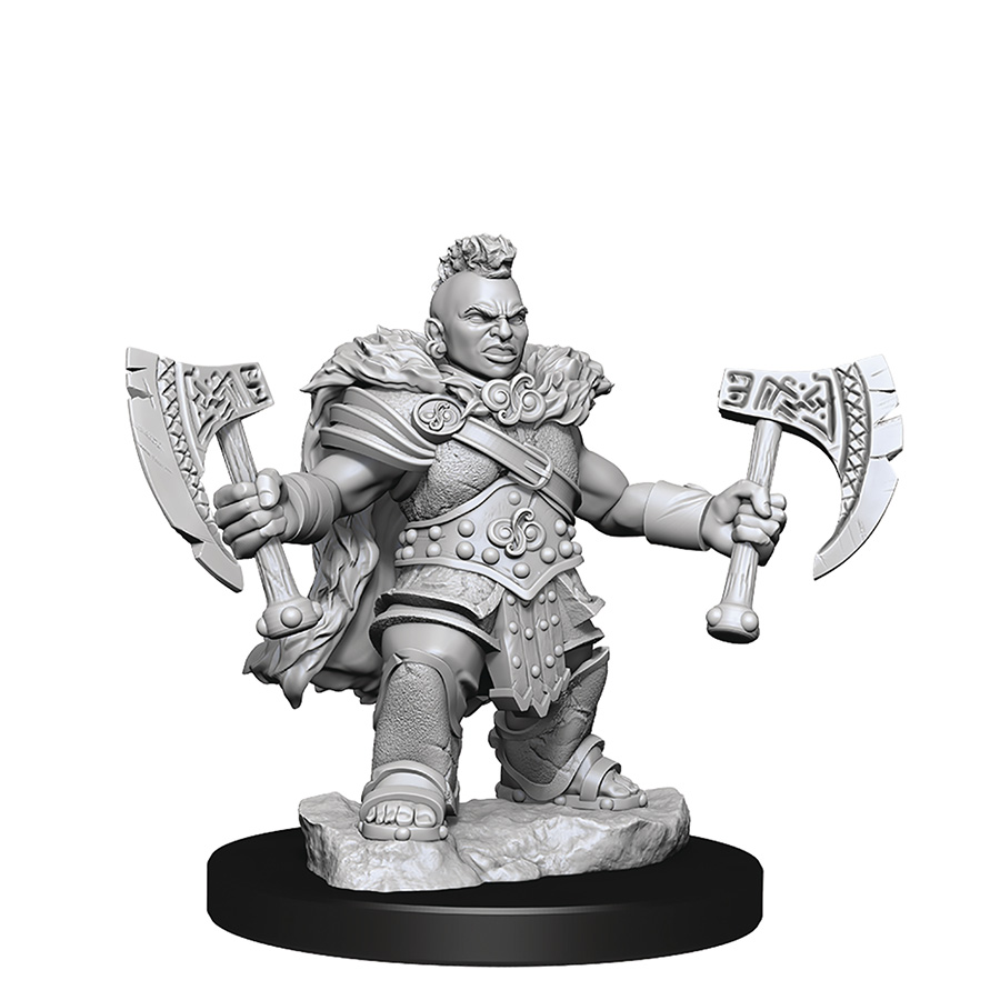 Dungeons & Dragons Frameworks Miniature - Dwarf Barbarian Female