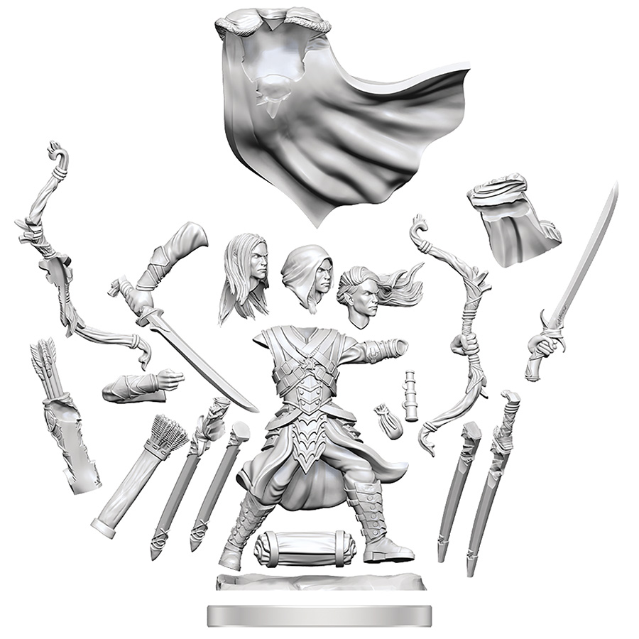 Dungeons & Dragons Frameworks Miniature - Elf Ranger Male