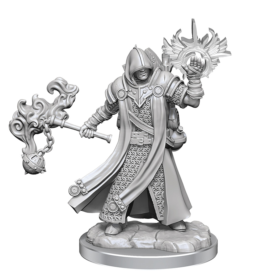 Dungeons & Dragons Frameworks Miniature - Human Cleric Male