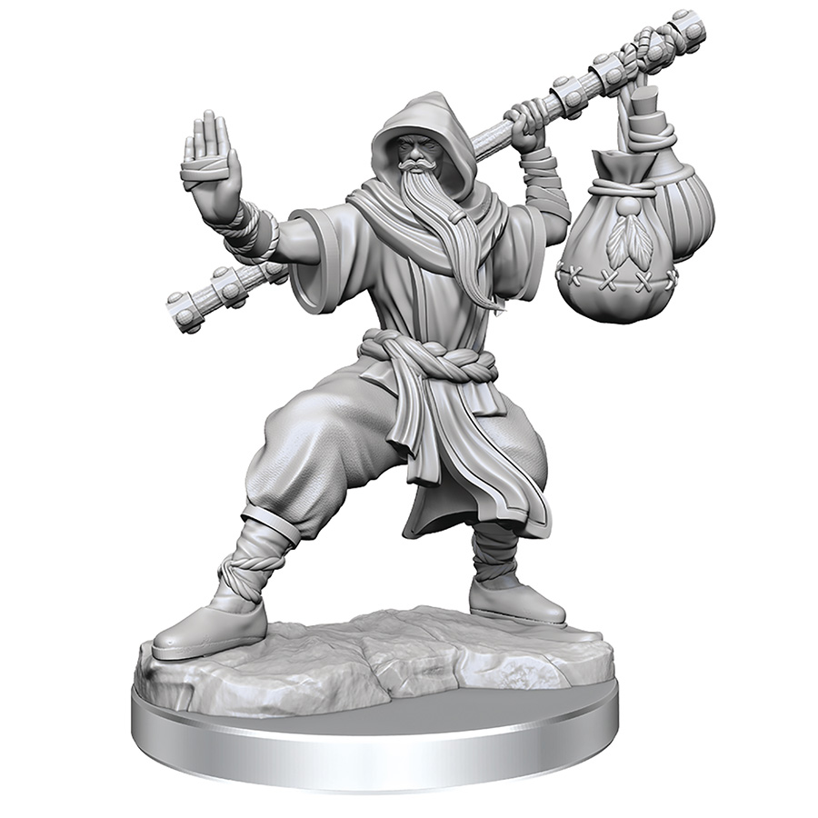 Dungeons & Dragons Frameworks Miniature - Human Monk Male