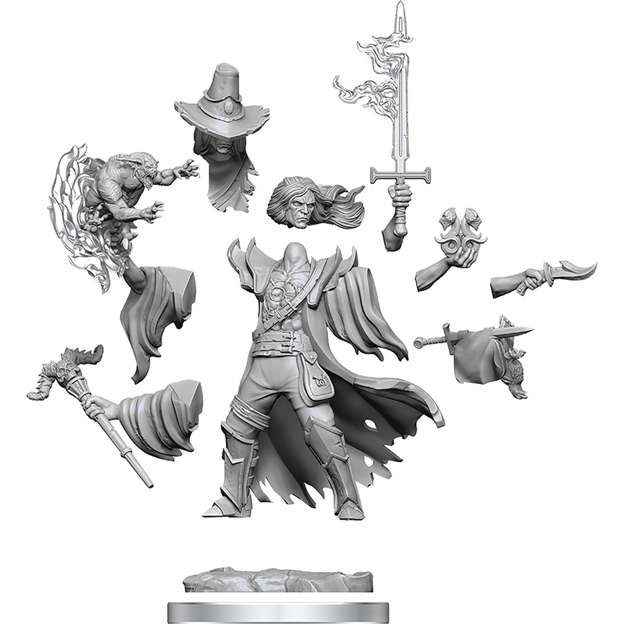 Dungeons & Dragons Frameworks Miniature - Human Warlock Male