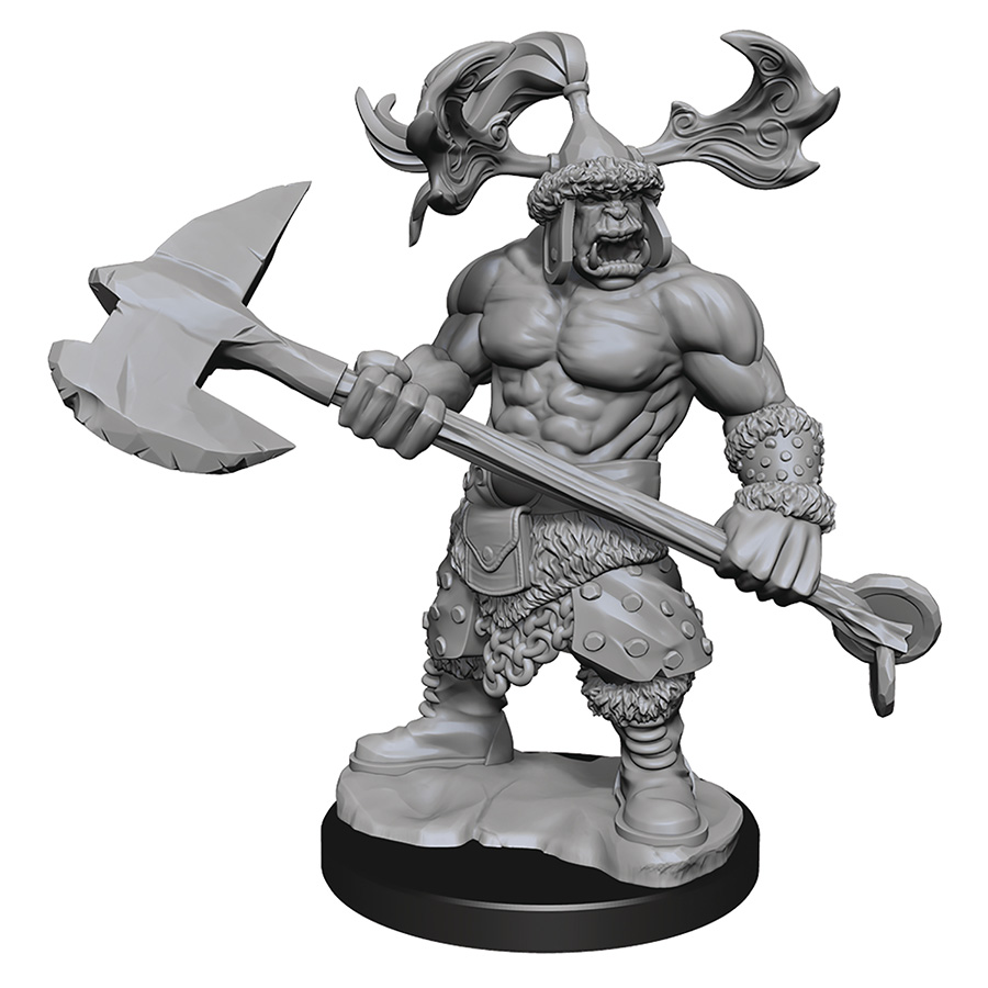 Dungeons & Dragons Frameworks Miniature - Orc Barbarian Male