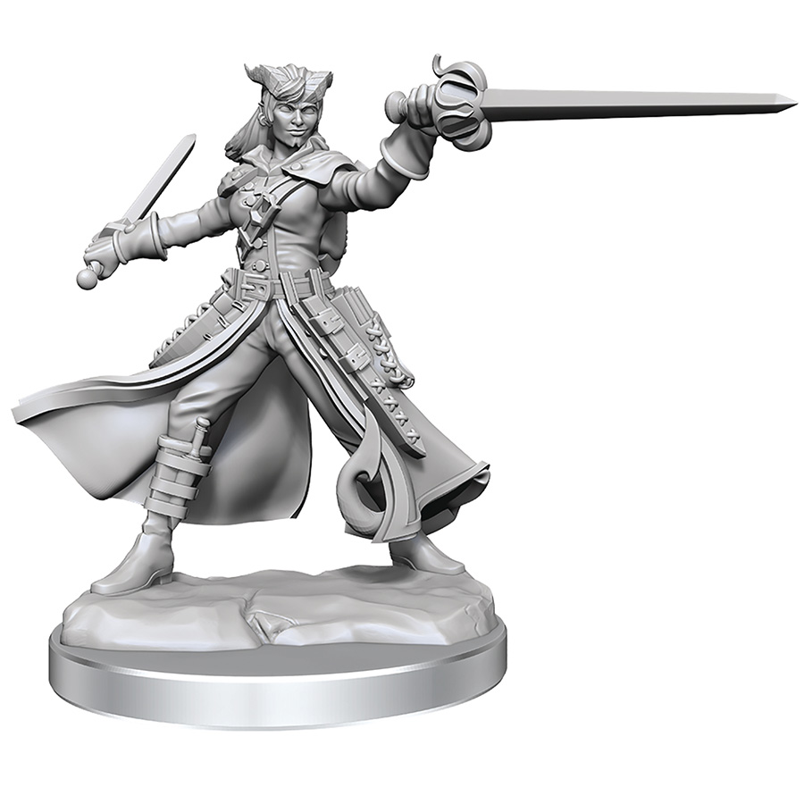 Dungeons & Dragons Frameworks Miniature - Tiefling Rogue Female