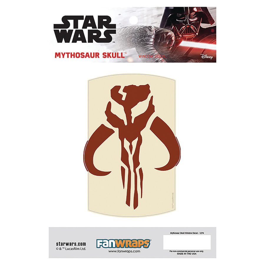 Star Wars Window Decal - Mythosaur Skull