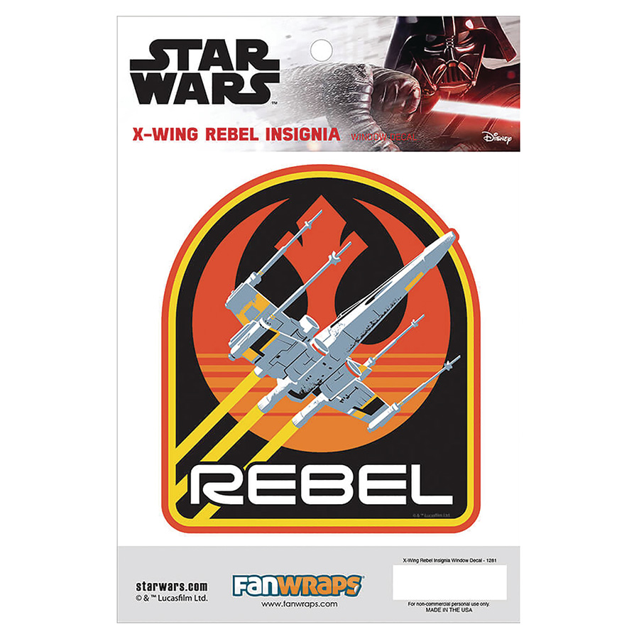 Star Wars Window Decal - X-Wing Rebel Insignia