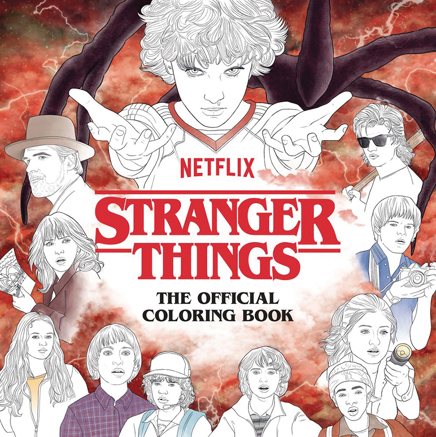 Stranger Things Official Coloring Book TP