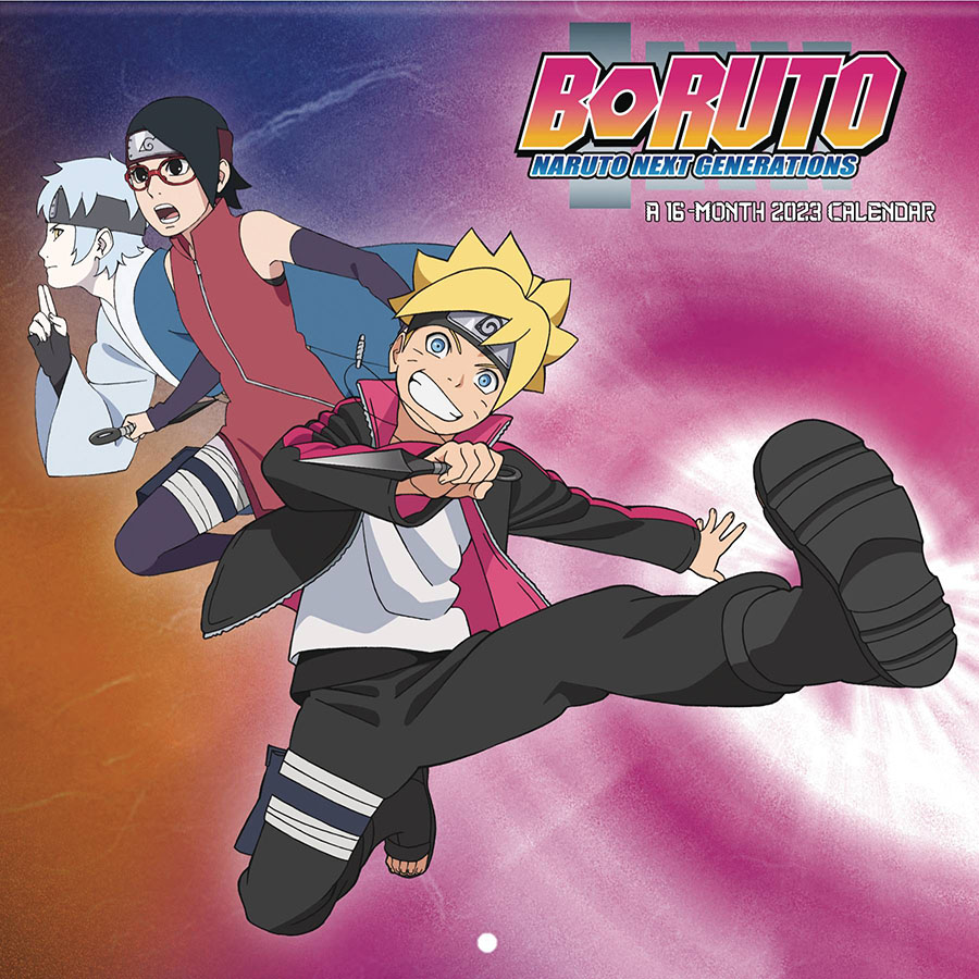 Boruto Naruto Next Generations 2023 Wall Calendar