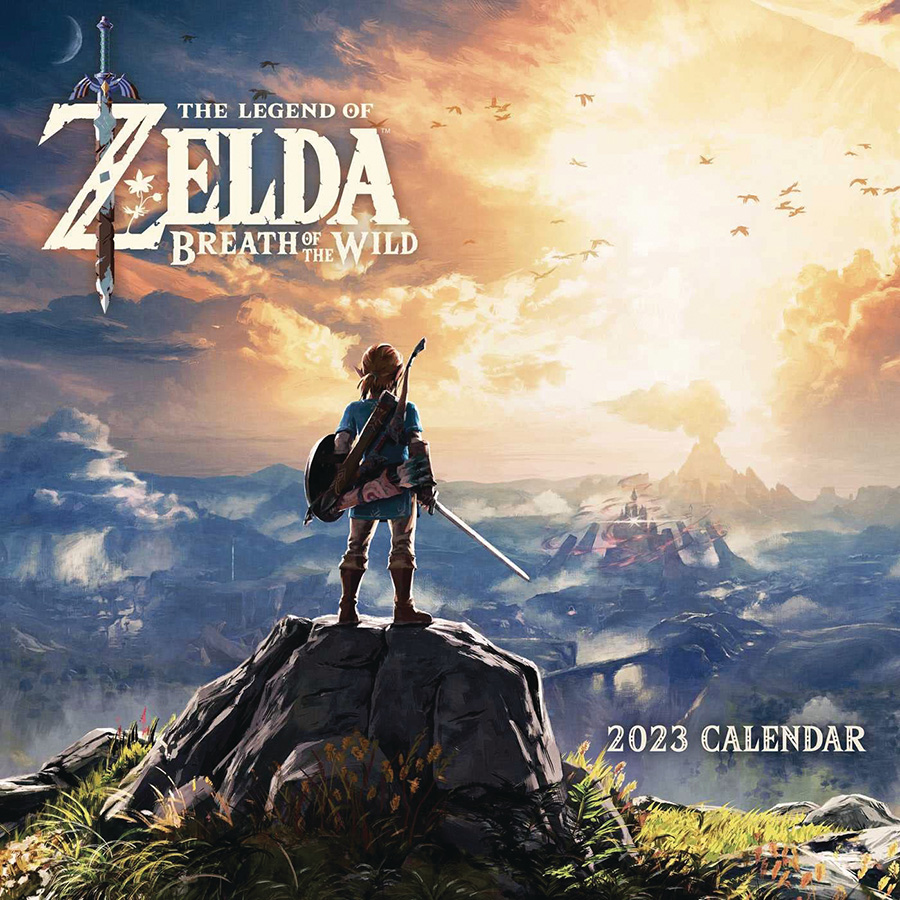 Legend Of Zelda Breath Of The Wild 2023 Wall Calendar