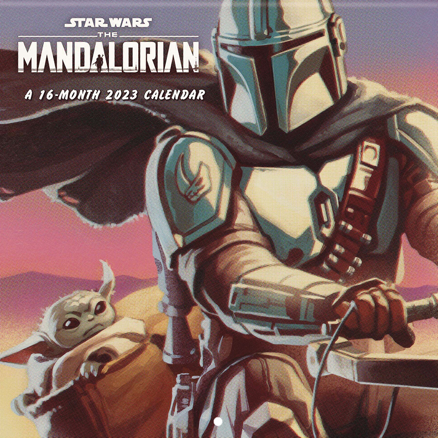 Star Wars The Mandalorian 2023 Wall Calendar