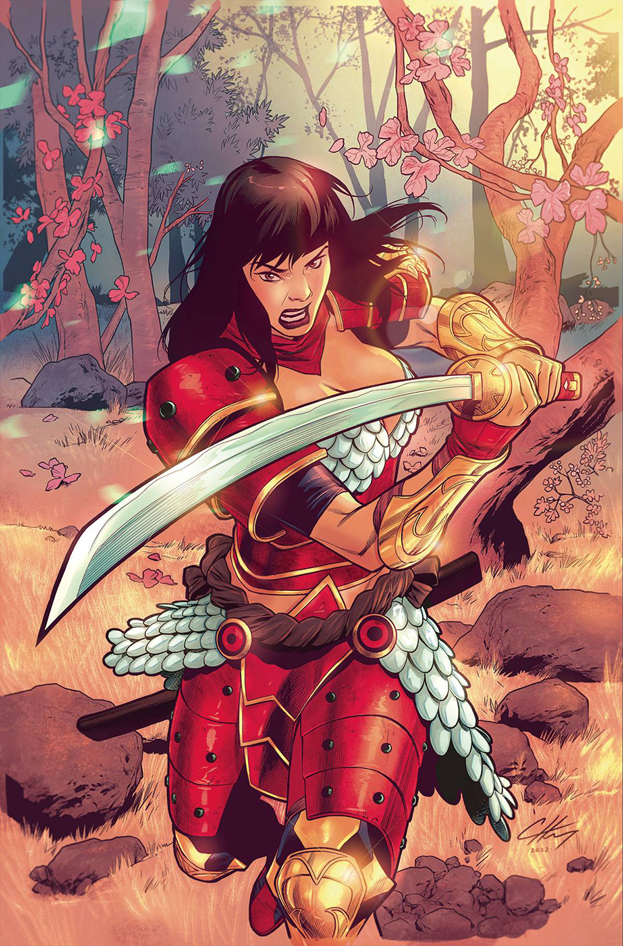 Samurai Sonja #1 Cover L Incentive Clayton Henry Virgin Cover