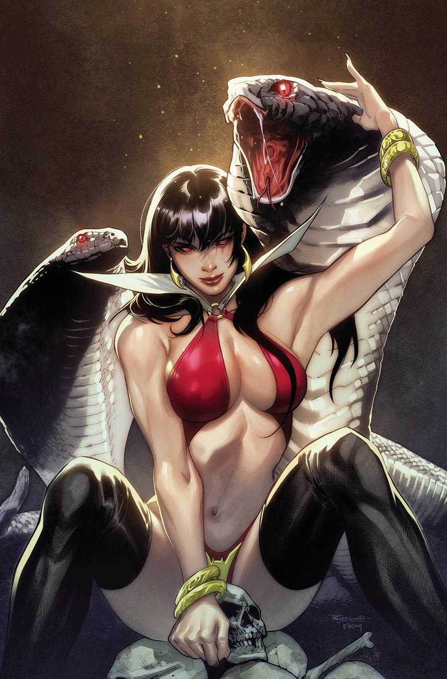 Vampirella Strikes Vol 3 #2 Cover J Incentive Stephen Segovia Virgin Cover