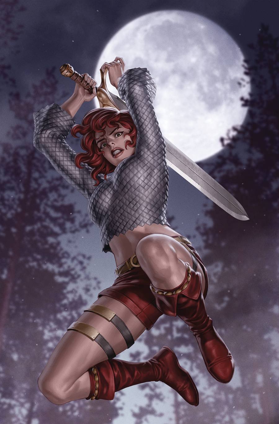 Immortal Red Sonja #3 Cover J Incentive Junggeun Yoon Virgin Cover