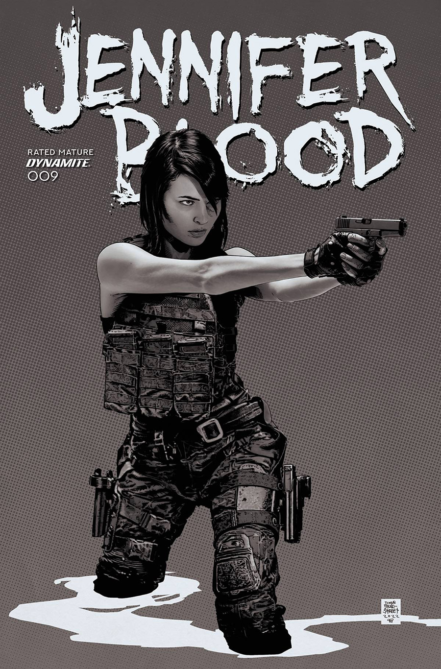 Jennifer Blood Vol 2 #9 Cover F Incentive Tim Bradstreet Black & White Cover
